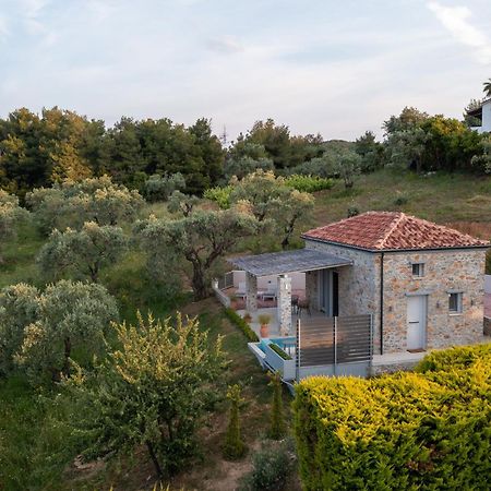 Stone Build Suite With Private Pool Kolios Exteriér fotografie