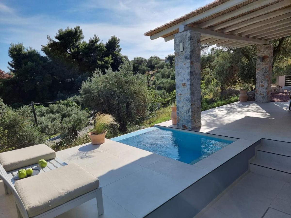 Stone Build Suite With Private Pool Kolios Exteriér fotografie