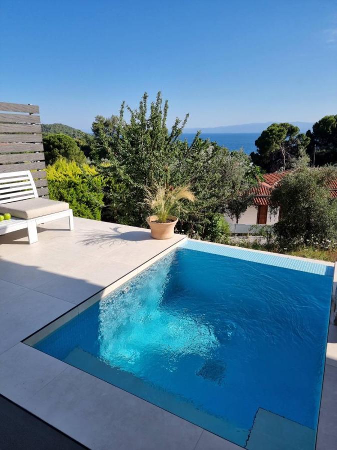 Stone Build Suite With Private Pool Kolios Exteriér fotografie
