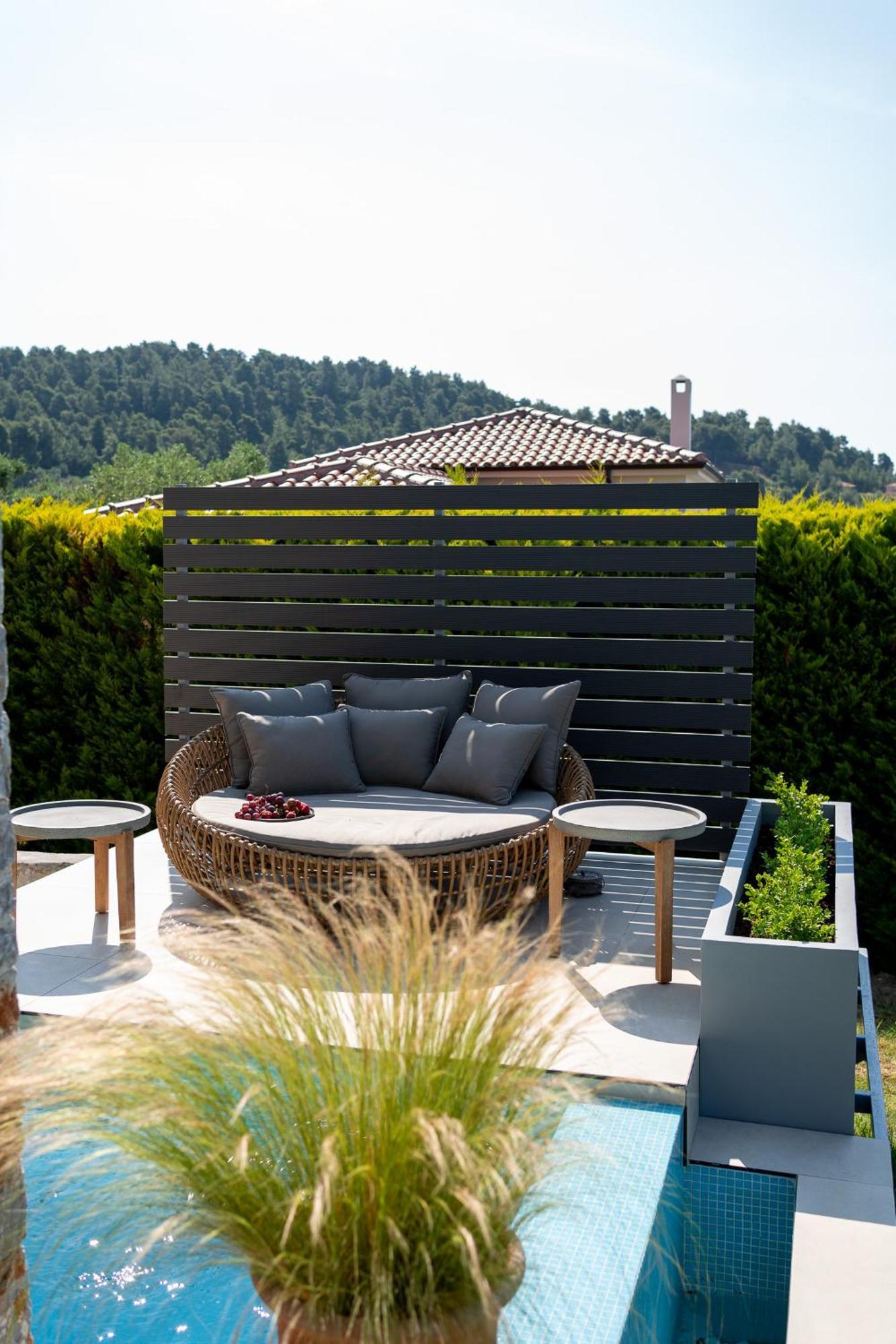 Stone Build Suite With Private Pool Kolios Exteriér fotografie